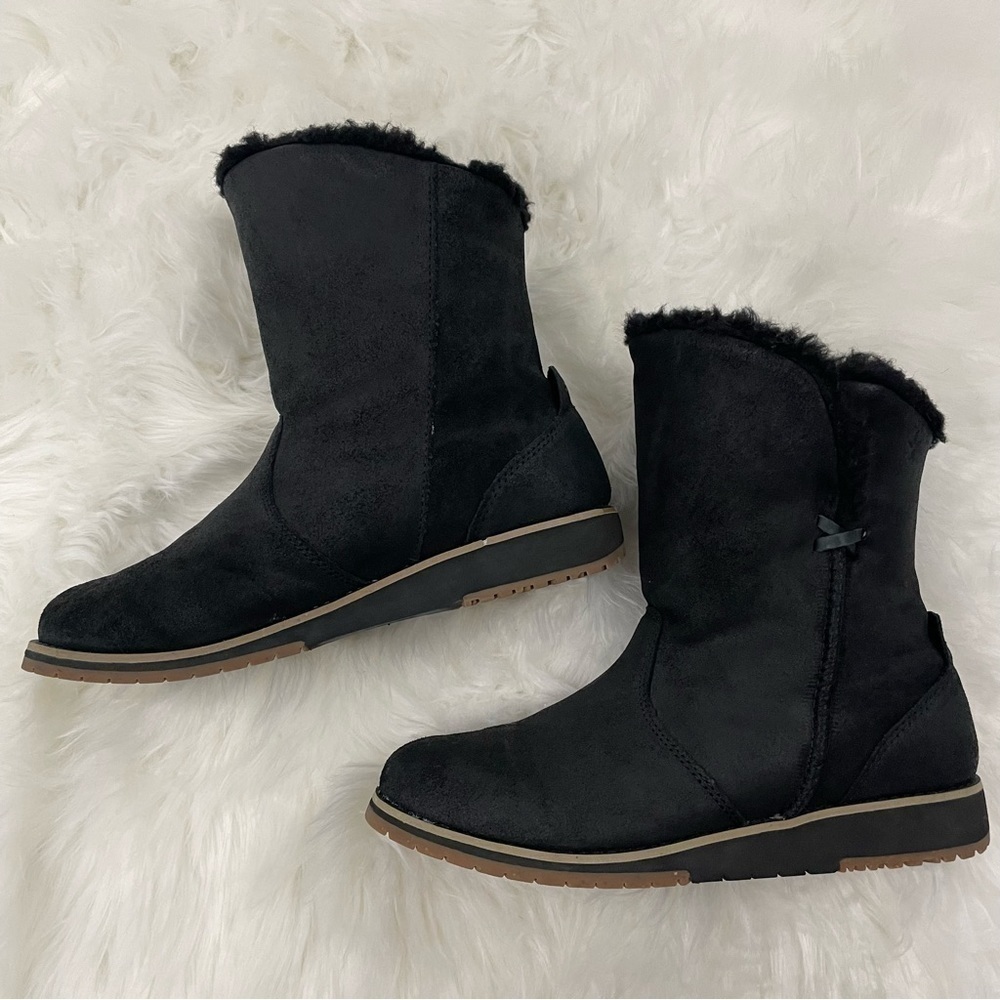 Emu Beach Lo Genuine Leather Suede Boots with Merino Wool Lining Size 7/38